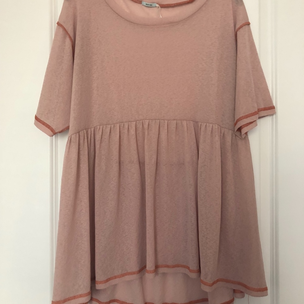 Urban Outfitters Oversized Peplum Top